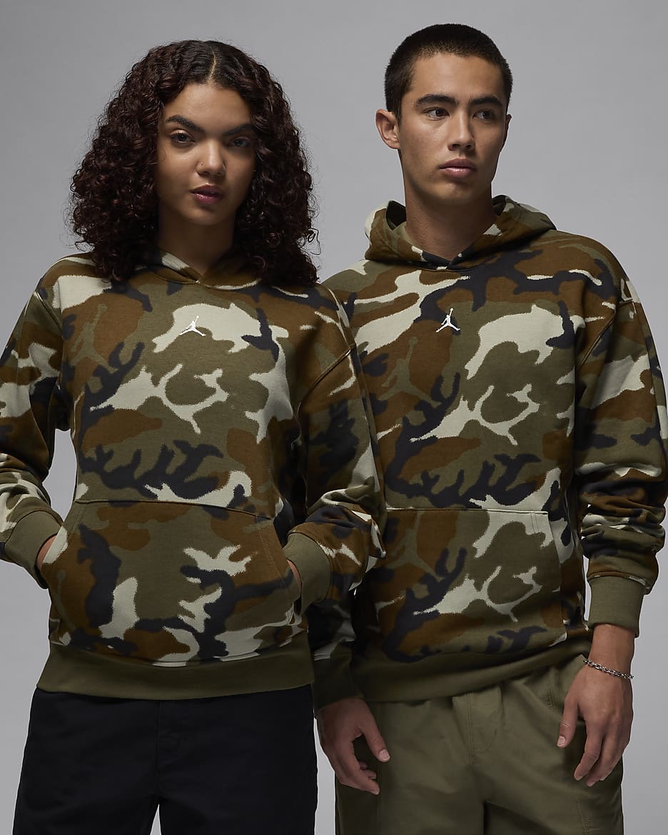 Sudadera con gorro sin cierre camuflajeada para hombre Jordan MVP. Nike MX